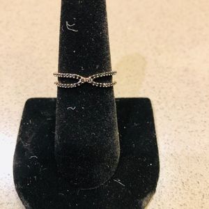 Savvy Cie Black and Gold Ring